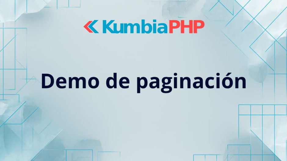 Demo de paginacion